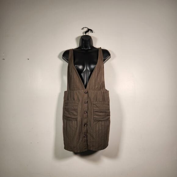 HAYDEN Jumper Womens Large L Dark Green Gold 100% Cotton Retro Forest Academia - Picture 1 of 12